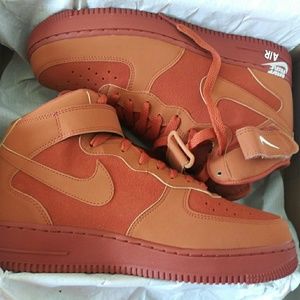 Mid top Nike air force ones
